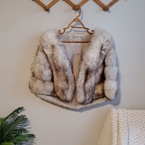 Blue Fox Fur coat